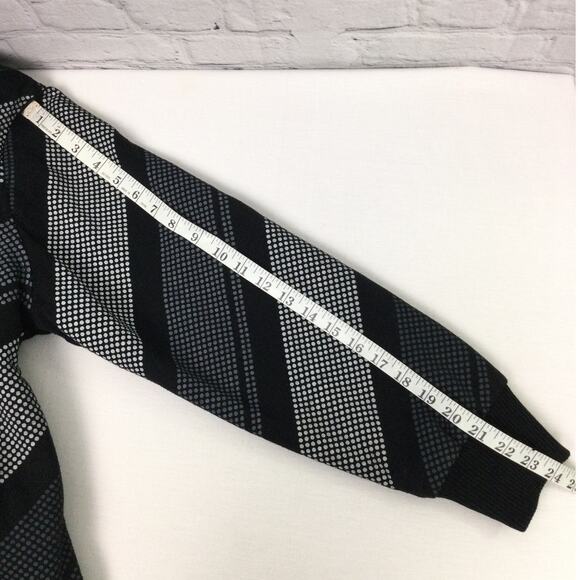 Ocean Pacific OP Y2K Cyber Faux Sherpa Lined VTG Retro Hooded Skater Jacket L - Picture 12 of 13